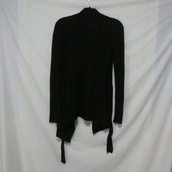 COSTA BLANCA | small | Black Open Front Knit Cardigan With Matching Belt - Picture 2 of 14